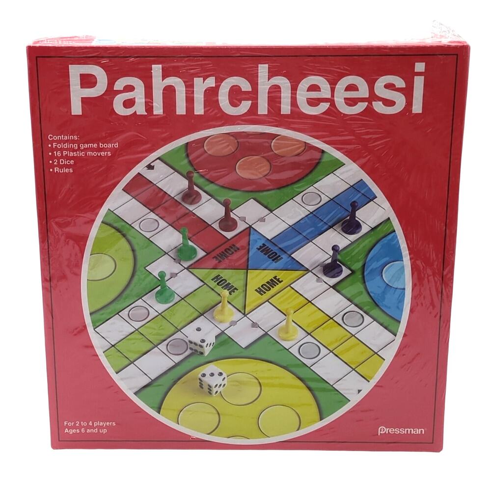 Pahrcheesi Board Game In Box . By Pressman BRAND NEW SEALED. 2 - 4 Players . 6 +